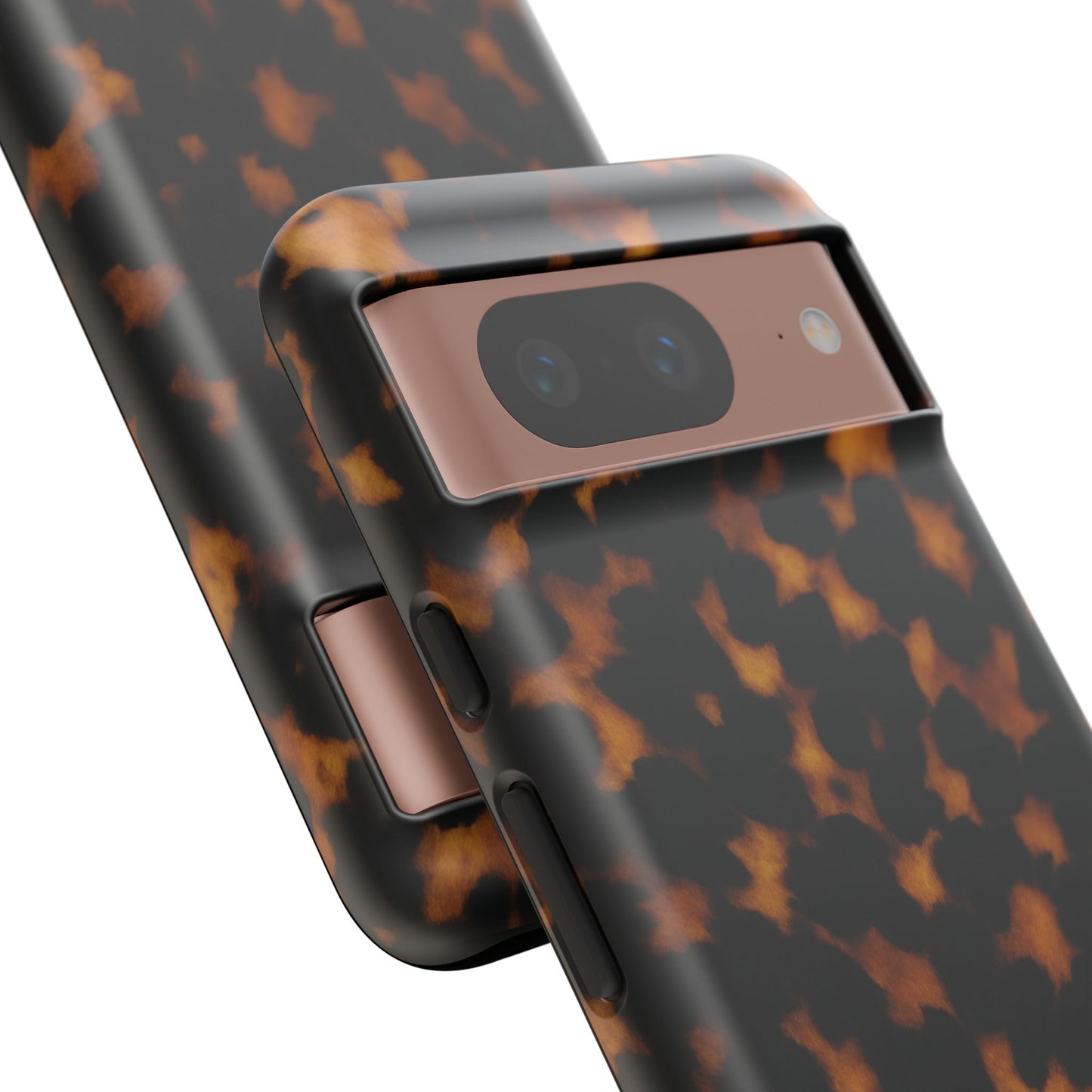 Tortoiseshell Pattern Tough Phone Case | Classic Leopard-Style Protective Cover
