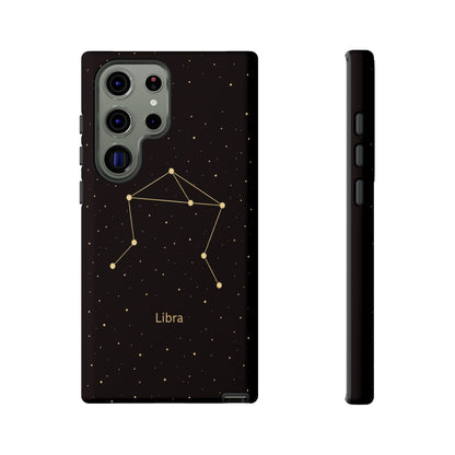 Libra Zodiac Constellation Phone Case – Luxe Gold Celestial Cover