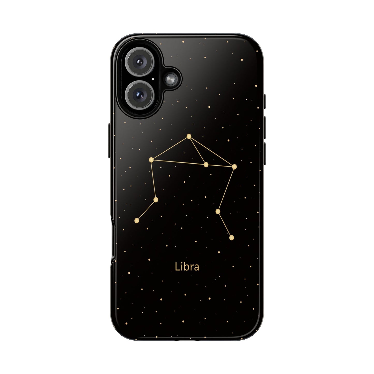 Libra Zodiac Constellation Phone Case – Luxe Gold Celestial Cover