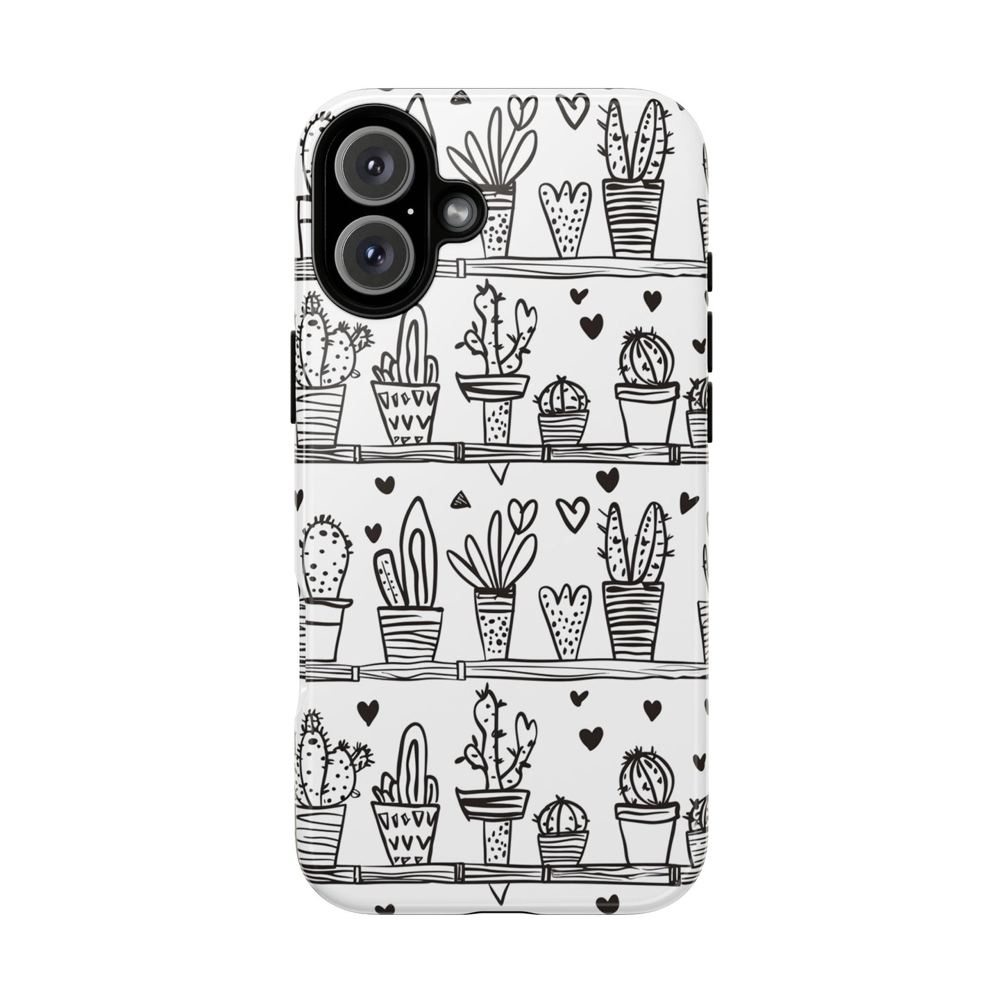 Cactus Succulent Phone Case Cute Plant Aesthetic iPhone Samsung Cover