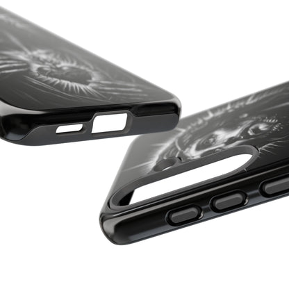 Jesus Sacred Heart Phone Case Black White Christian Faith Aesthetic