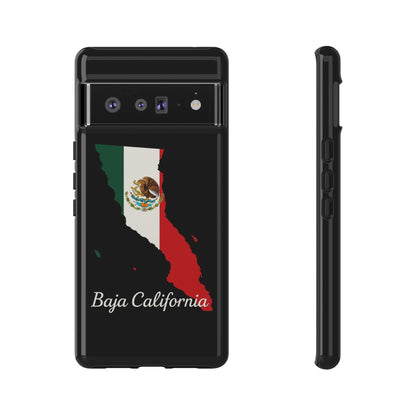 Baja California Mexico Flag Map Phone Case | Mexican American Pride Tough Case for iPhone & Samsung