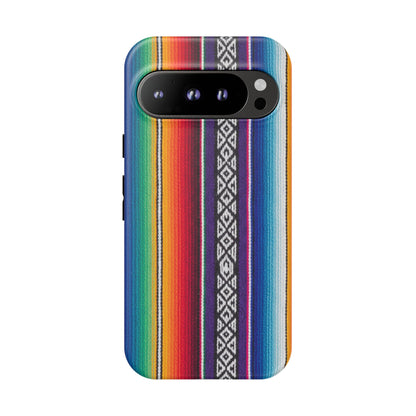 Serape Stripe Phone Case – Colorful Mexican Blanket Pattern Tough Case
