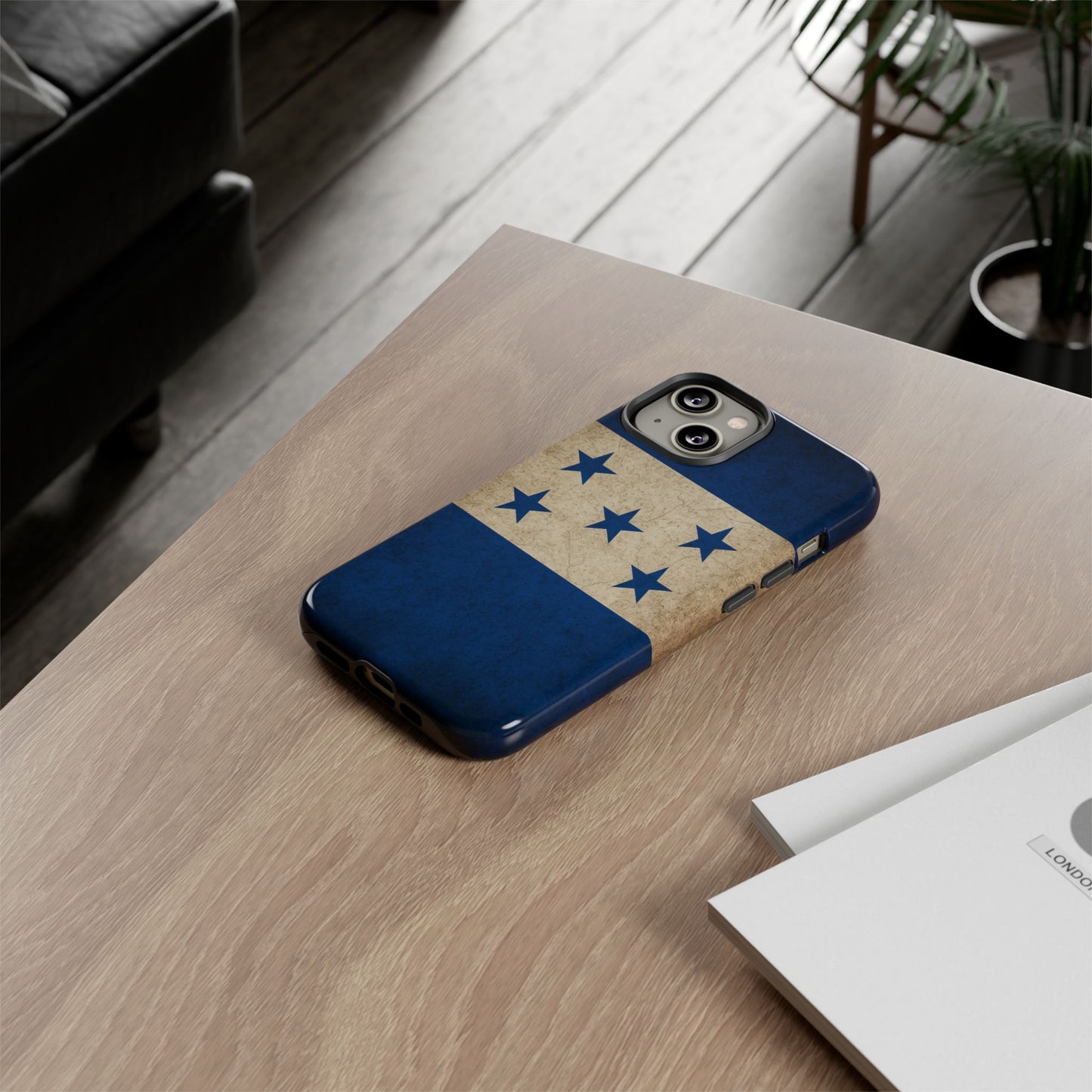Honduras Flag Phone Case | Vintage Honduran Flag iPhone & Samsung Tough Protective Case