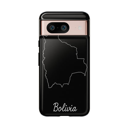 Bolivia Outline Phone Case – Minimal Country Map Tough Cover