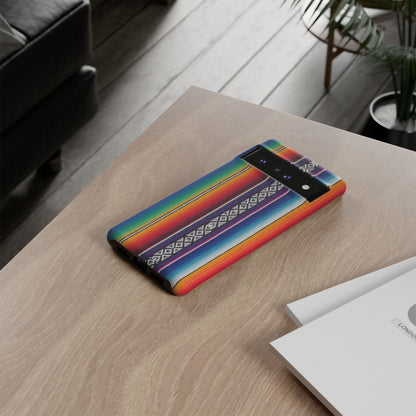 Serape Stripe Phone Case – Colorful Mexican Blanket Pattern Tough Case