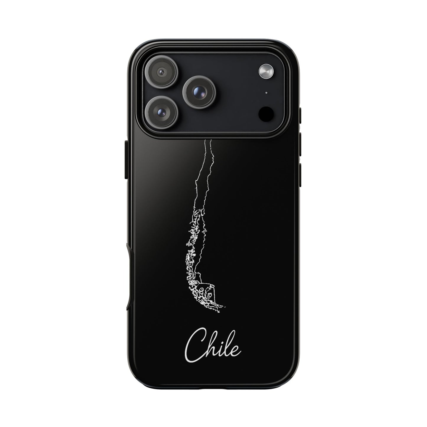 Chile Outline Phone Case – Minimal Country Map Tough Case (iPhone, Samsung, Pixel)