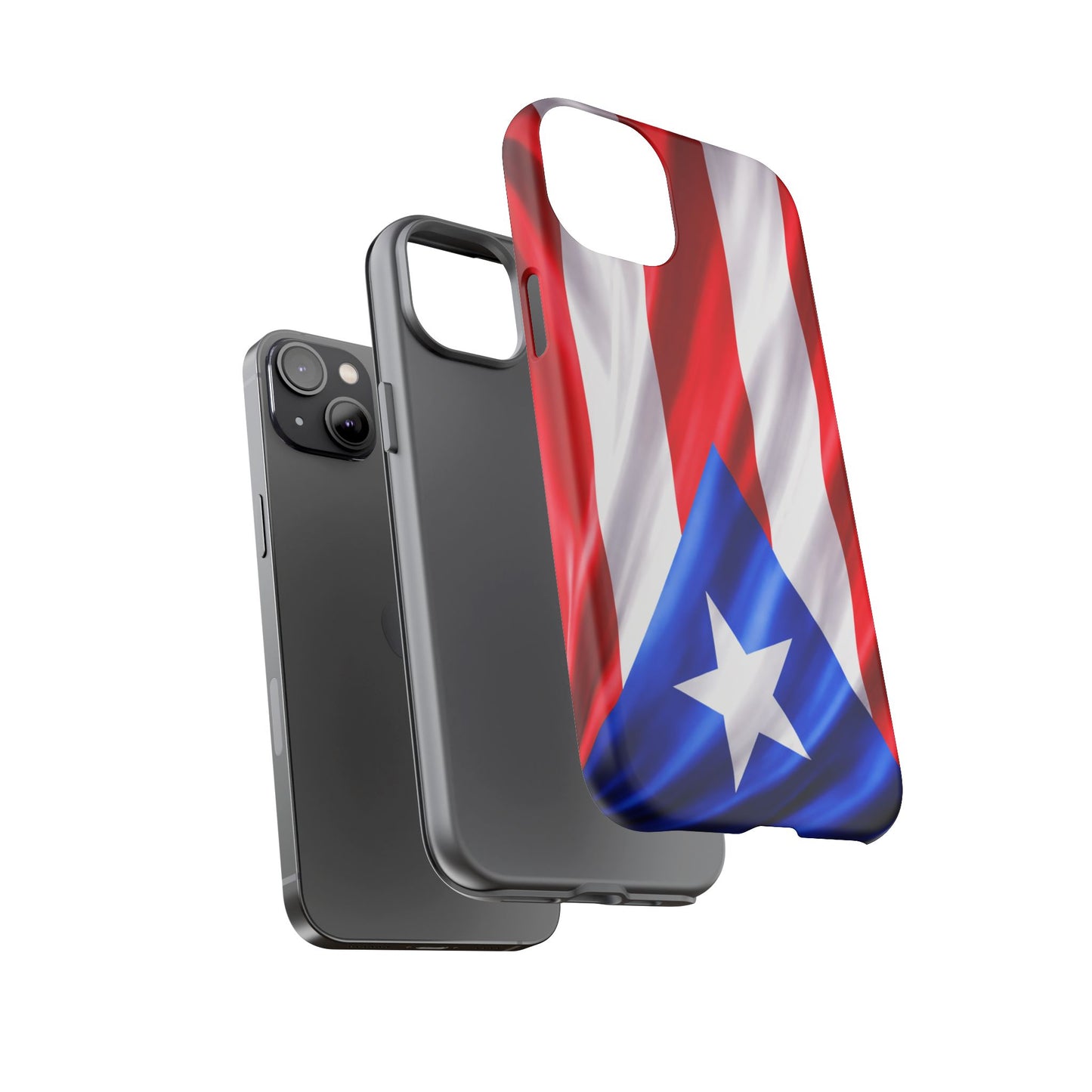 Puerto Rico Flag Phone Case | Boricua Pride Tough Case | Puerto Rican Flag Protective Cover for iPhone & Samsung