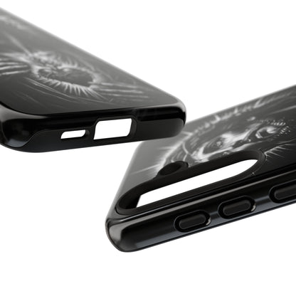 Jesus Sacred Heart Phone Case Black White Christian Faith Aesthetic