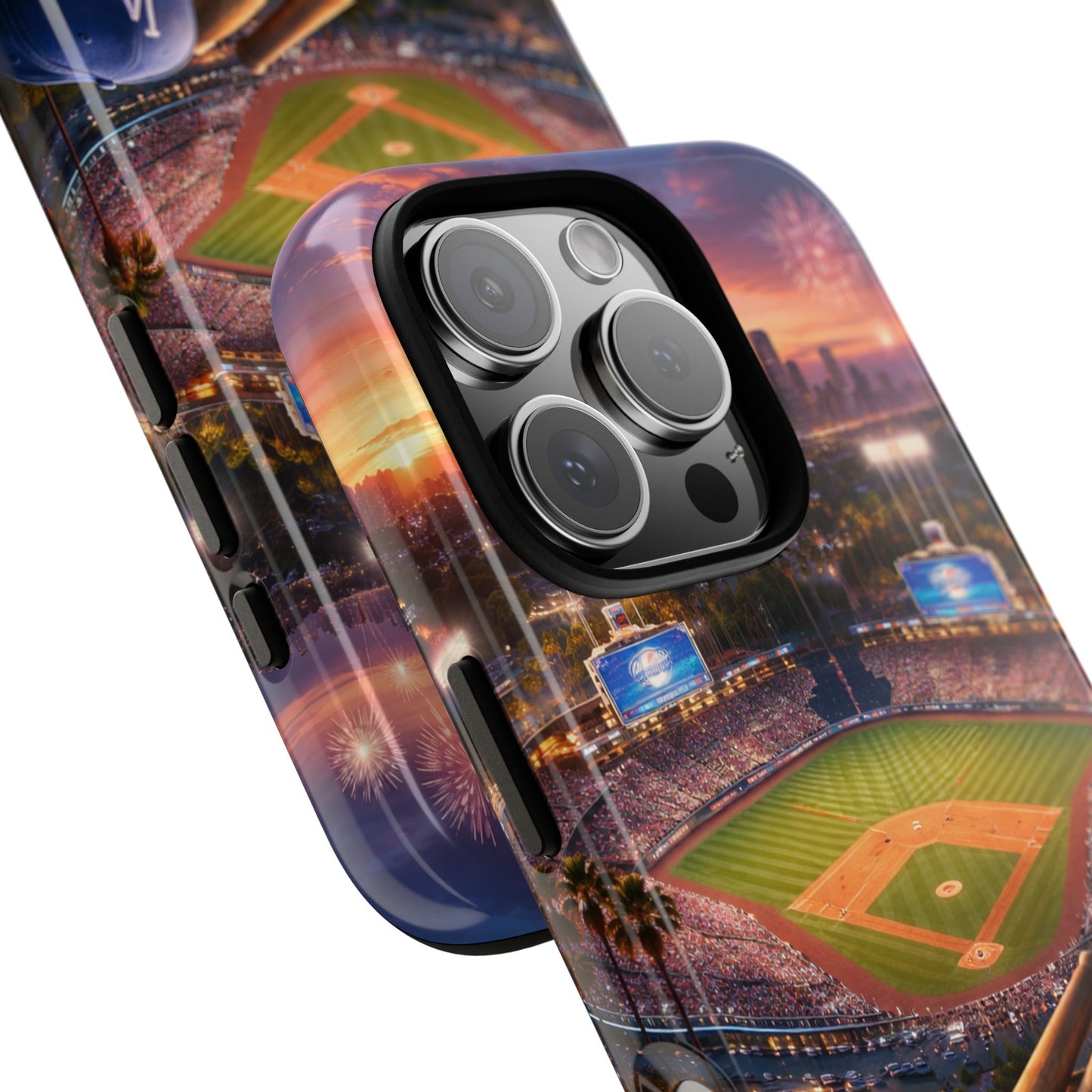 Baseball Sunset Stadium Phone Case LA Game Day Sports Aesthetic Case