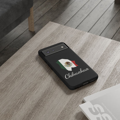 Chihuahua Mexico Flag Map Phone Case | Mexican American Pride Tough Case for iPhone & Samsung