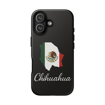 Chihuahua Mexico Flag Map Phone Case | Mexican American Pride Tough Case for iPhone & Samsung