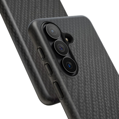 Carbon Fiber Inspired Phone Case – Rugged Slim Protective Tech Case for iPhone & Samsung