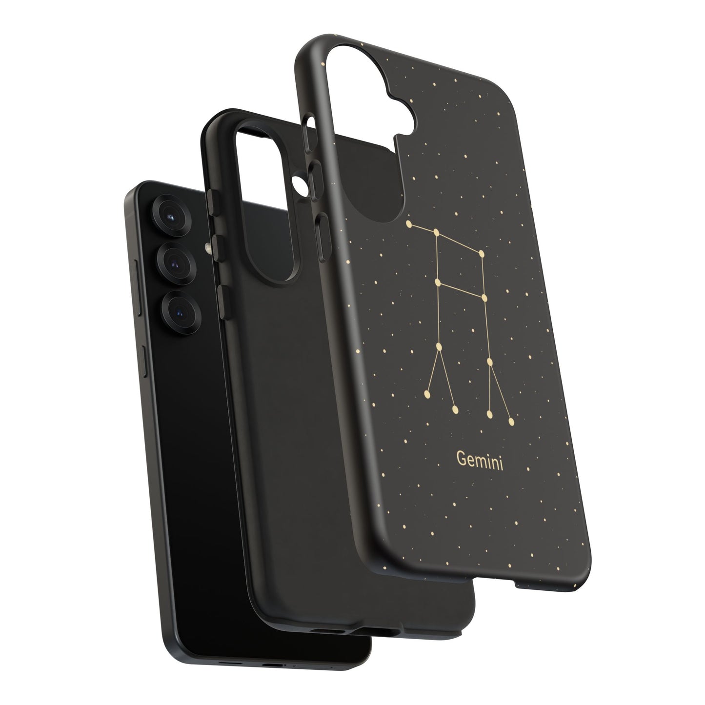 Gemini Zodiac Constellation Phone Case – Luxe Gold Celestial Cover