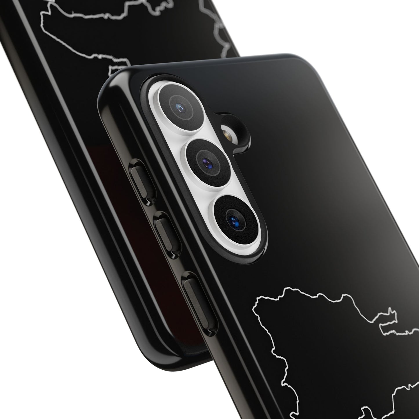 Dominican Republic Outline Phone Case – Minimal Country Map Tough Case (iPhone, Samsung, Pixel)