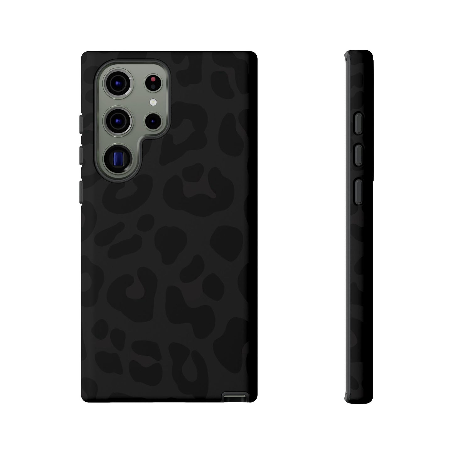 Black Leopard Phone Case | Matte & Glossy Tough Protective iPhone Case