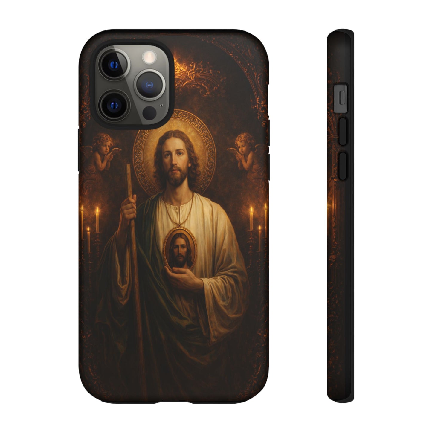 San Judas Phone Case Saint Jude Catholic Saint Religious Art Portrait Tough