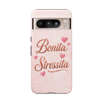 Bonita Stressita Phone Case Cute Latina Aesthetic Pink Coquette Case