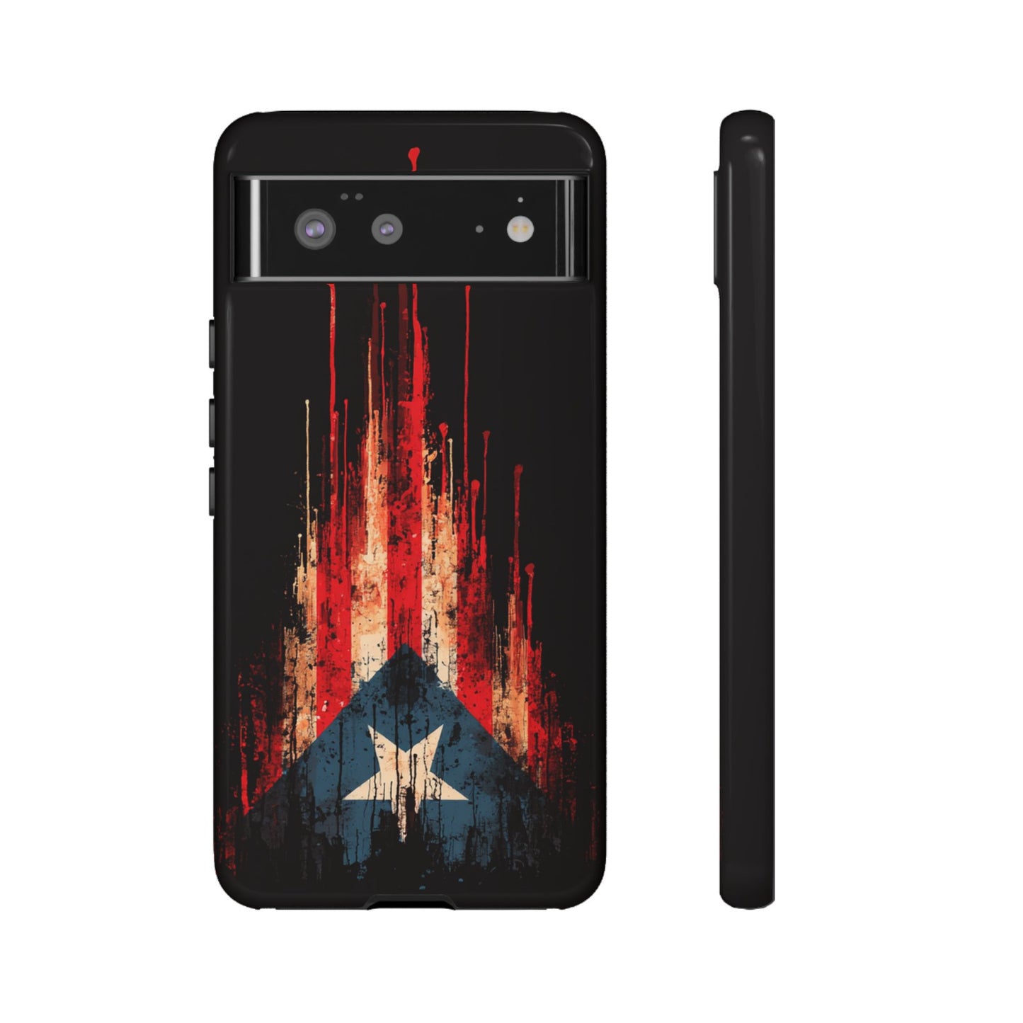 Puerto Rico Flag Phone Case | Distressed Puerto Rican Flag Tough Case | Boricua Pride Protective iPhone Samsung Cover