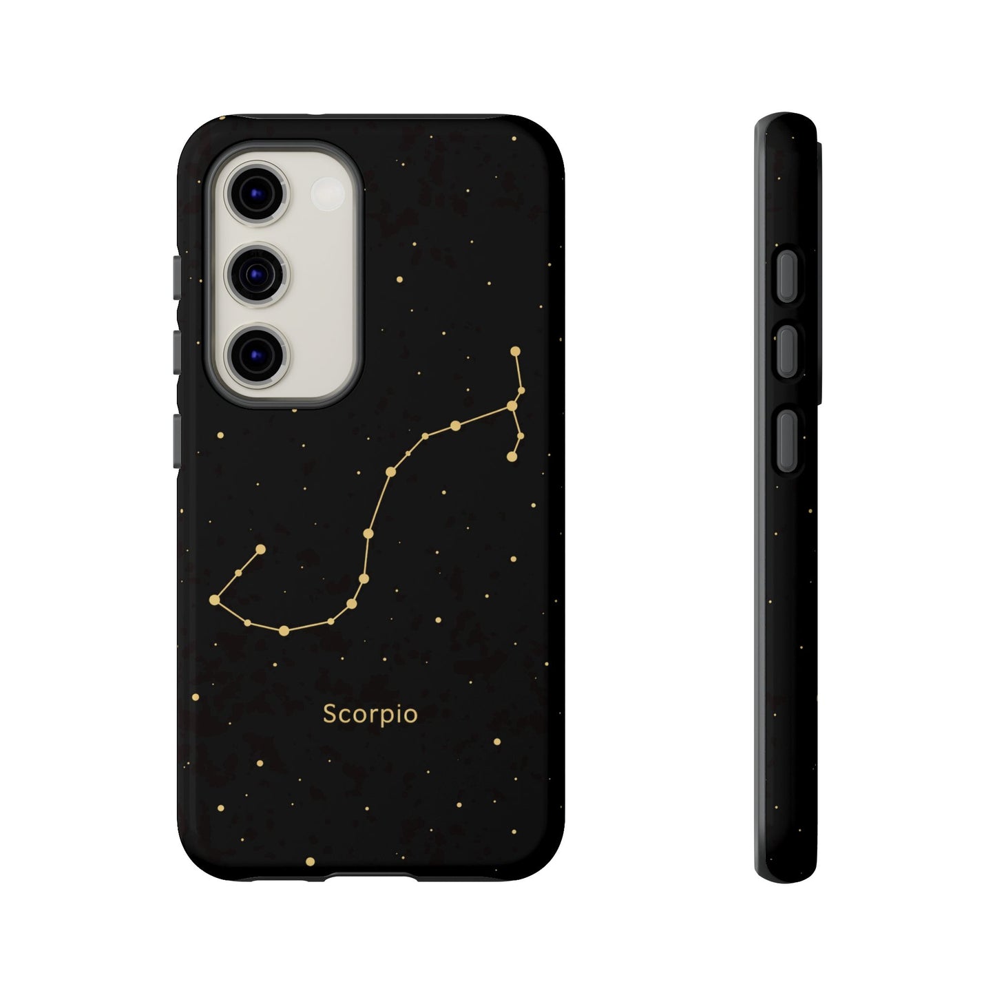Scorpio Zodiac Constellation Phone Case – Luxe Gold Celestial Cover
