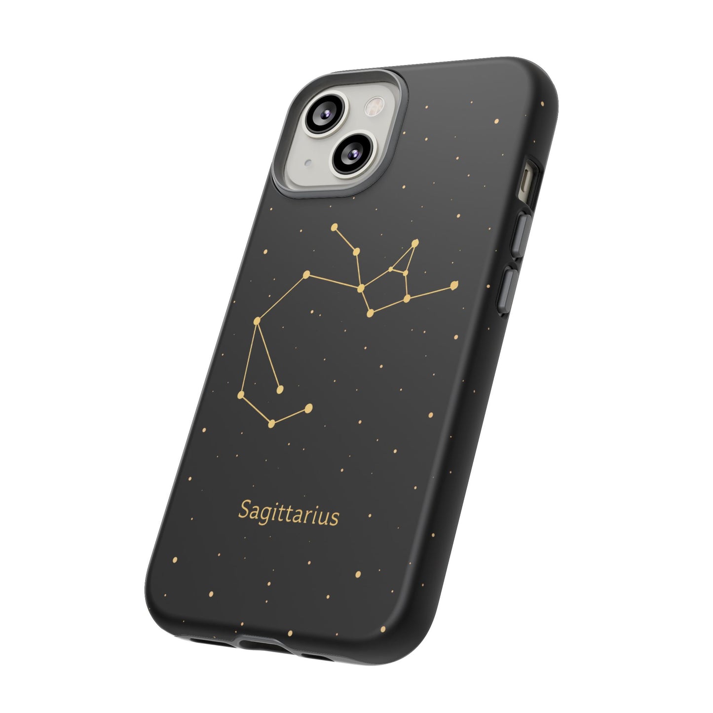 Sagittarius Zodiac Constellation Phone Case – Luxe Gold Celestial Cover