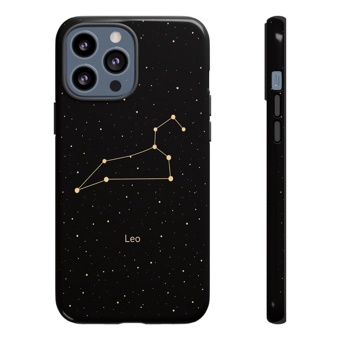 Leo Zodiac Constellation Phone Case – Luxe Gold Celestial Cover