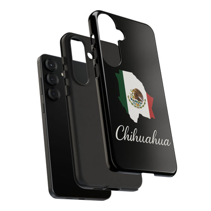 Chihuahua Mexico Flag Map Phone Case | Mexican American Pride Tough Case for iPhone & Samsung