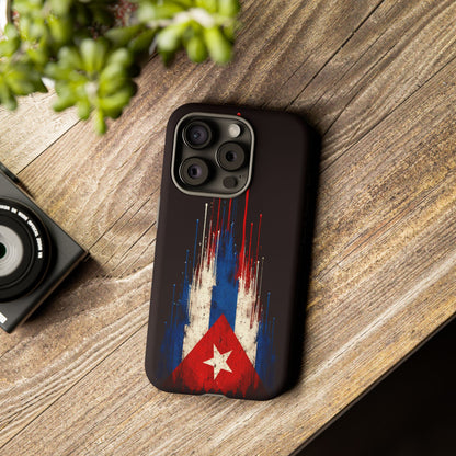 Cuban Flag Phone Case | Cuba Flag Tough Case | Patriotic Cuban Pride iPhone Samsung Protective Cover