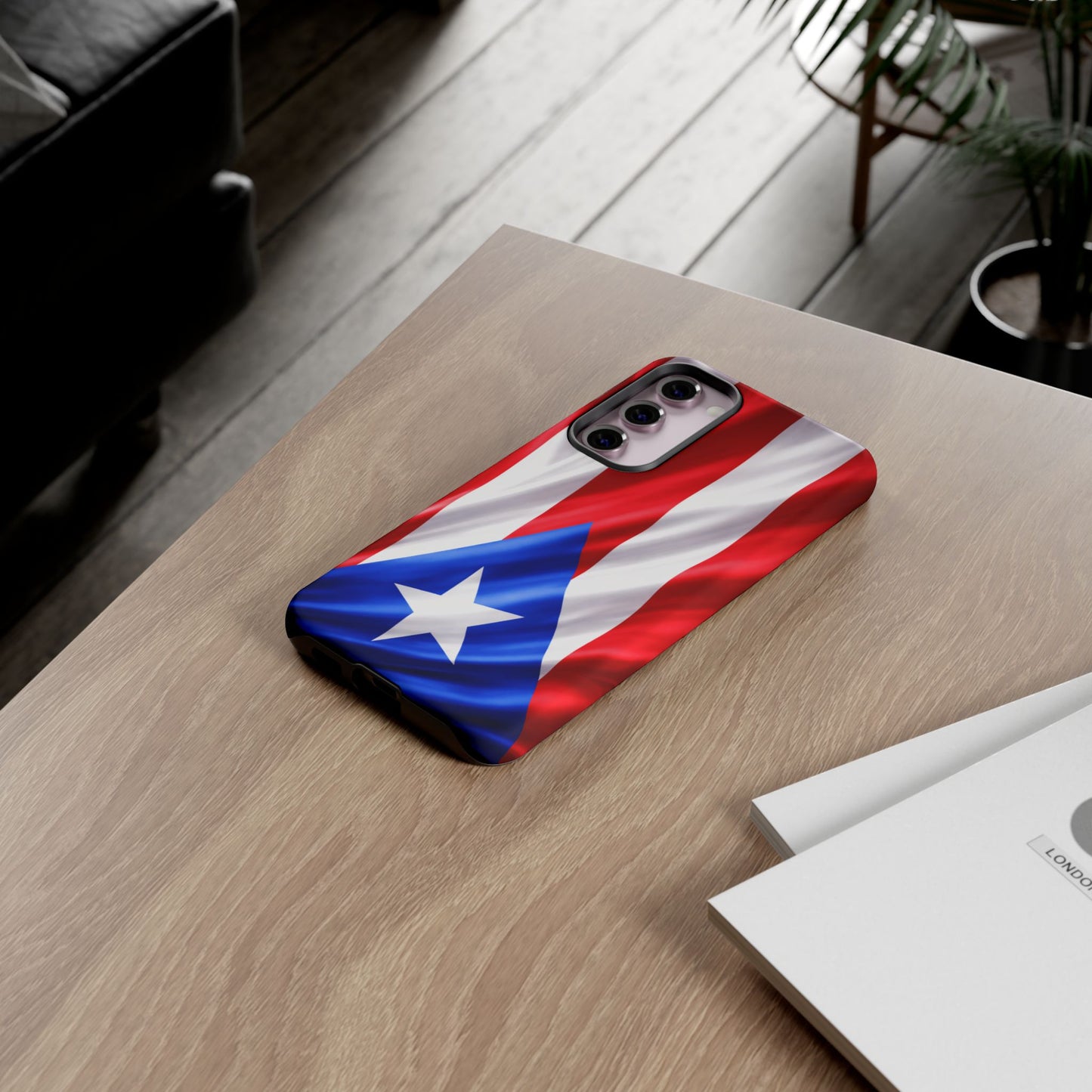 Puerto Rico Flag Phone Case | Boricua Pride Tough Case | Puerto Rican Flag Protective Cover for iPhone & Samsung