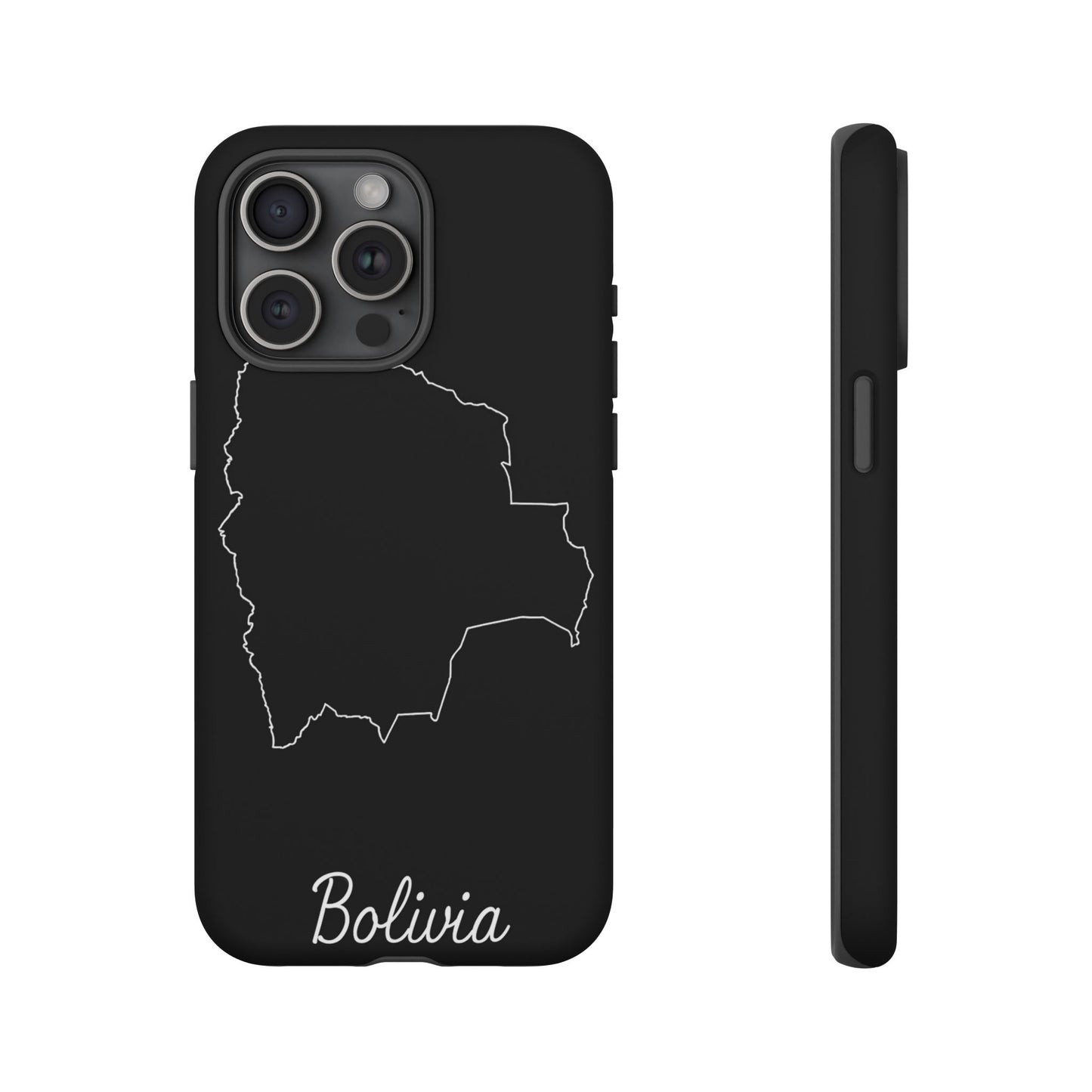 Bolivia Outline Phone Case – Minimal Country Map Tough Cover