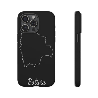 Bolivia Outline Phone Case – Minimal Country Map Tough Cover