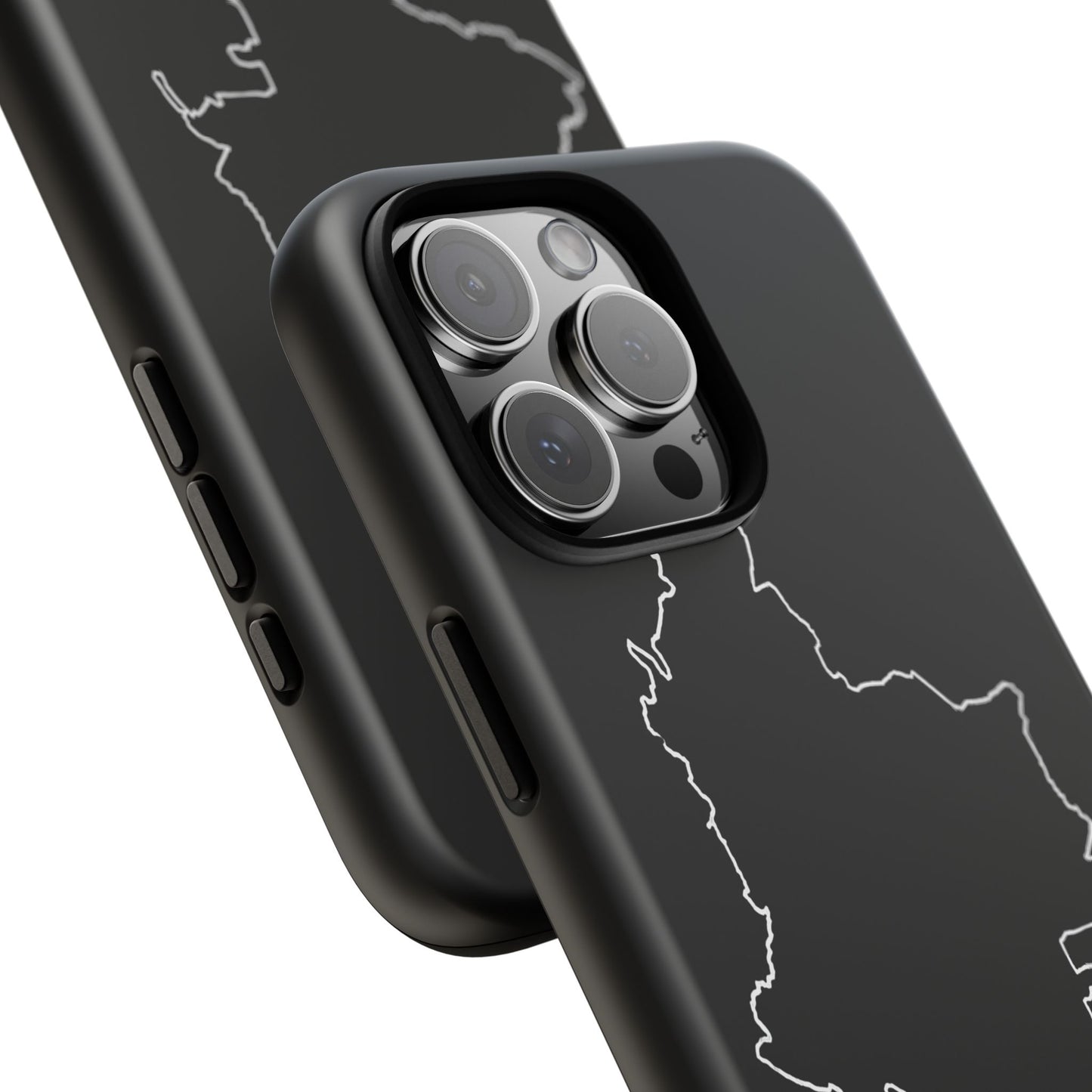 Colombia Outline Phone Case – Minimal Country Map Tough Case (iPhone, Samsung, Pixel)