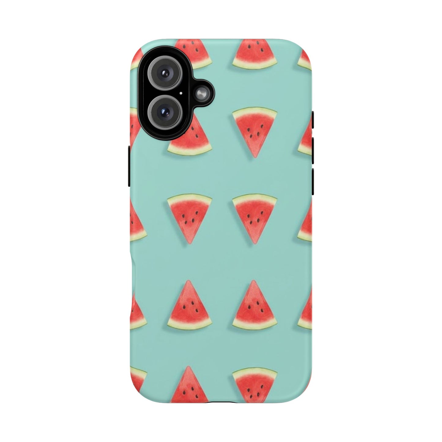 Watermelon Phone Case – Pastel Blue Summer Fruit Tough Case (iPhone, Samsung, Pixel)