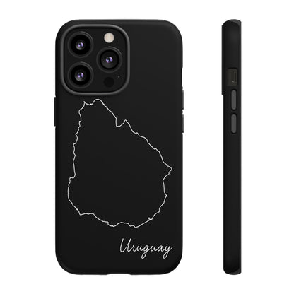 Uruguay Outline Phone Case – Minimal Country Map Tough Case (iPhone, Samsung, Pixel)