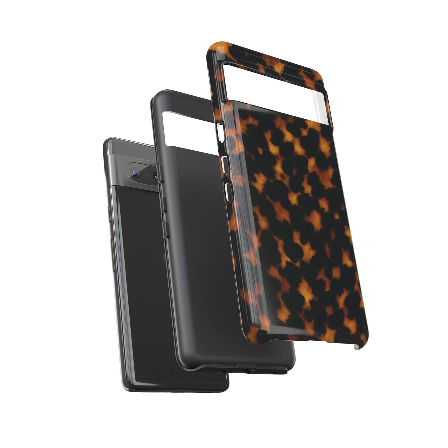 Tortoiseshell Phone Case – Brown Leopard Pattern Luxury Tough Protective Case