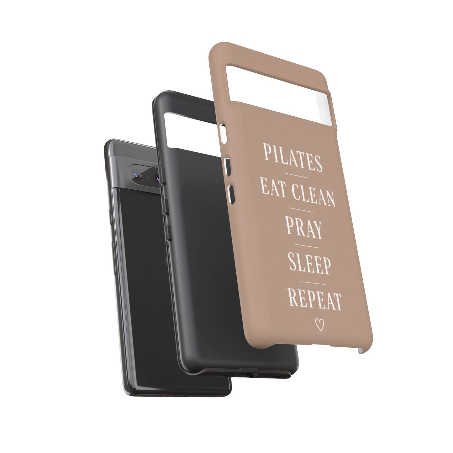 Pilates Phone Case | Eat Clean Pray Sleep Repeat Aesthetic | Wellness Girl Gift