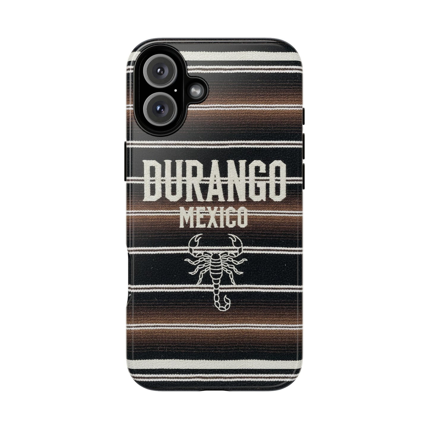 Durango Mexico Phone Case | Serape Scorpion Western Design | Mexican Heritage Tough Case for iPhone & Samsung