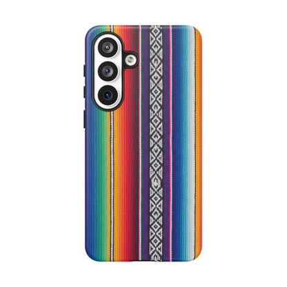 Serape Stripe Phone Case – Colorful Mexican Blanket Pattern Tough Case