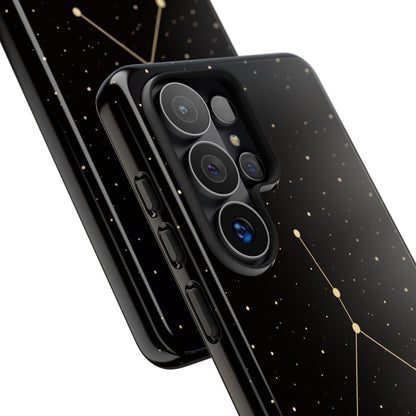 Cancer Zodiac Constellation Phone Case – Luxe Gold Celestial Cover