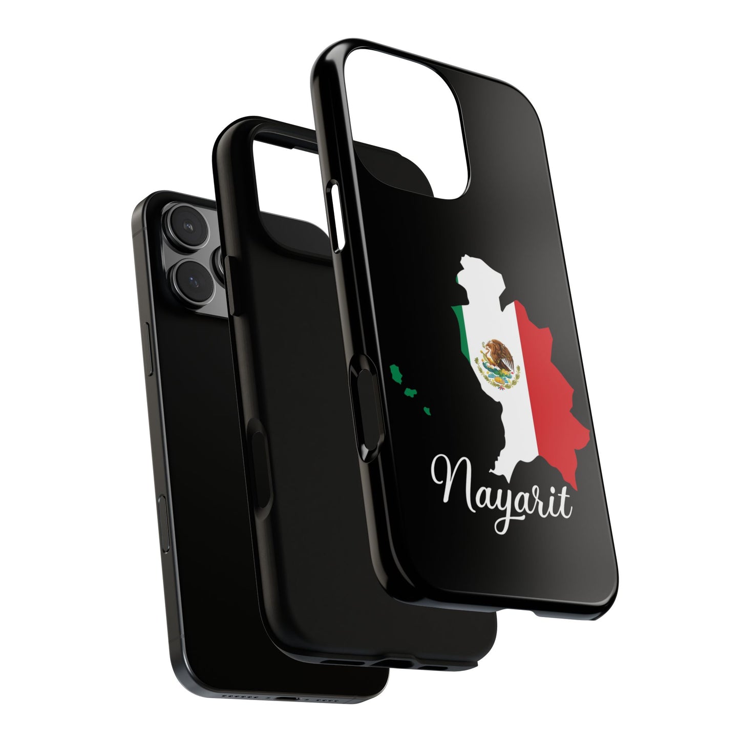 Nayarit Mexico Flag Map Phone Case | Mexican American Pride Tough Case for iPhone & Samsung