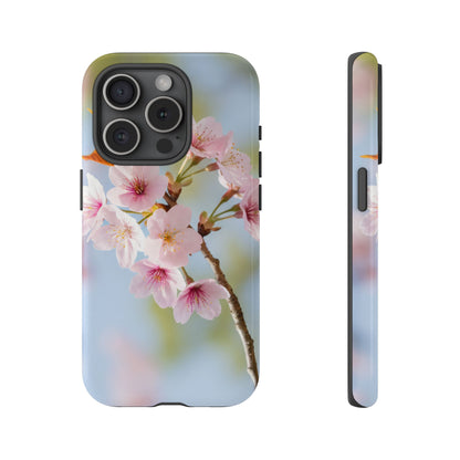 Cherry Blossom Phone Case – Pink Floral Tough Case (iPhone, Samsung Galaxy, Pixel)