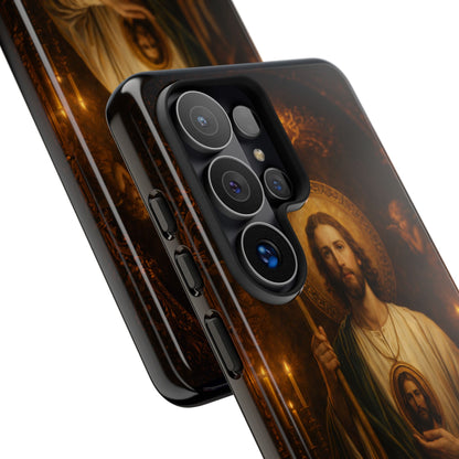 San Judas Phone Case Saint Jude Catholic Saint Religious Art Portrait Tough
