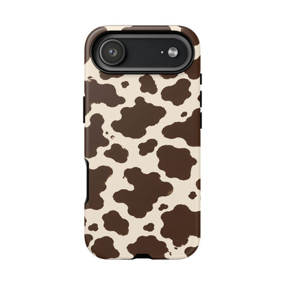 Western Cow Print Tough Phone Case for iPhone Samsung Galaxy Pixel