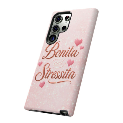 Bonita Stressita Phone Case Cute Latina Aesthetic Pink Coquette Case