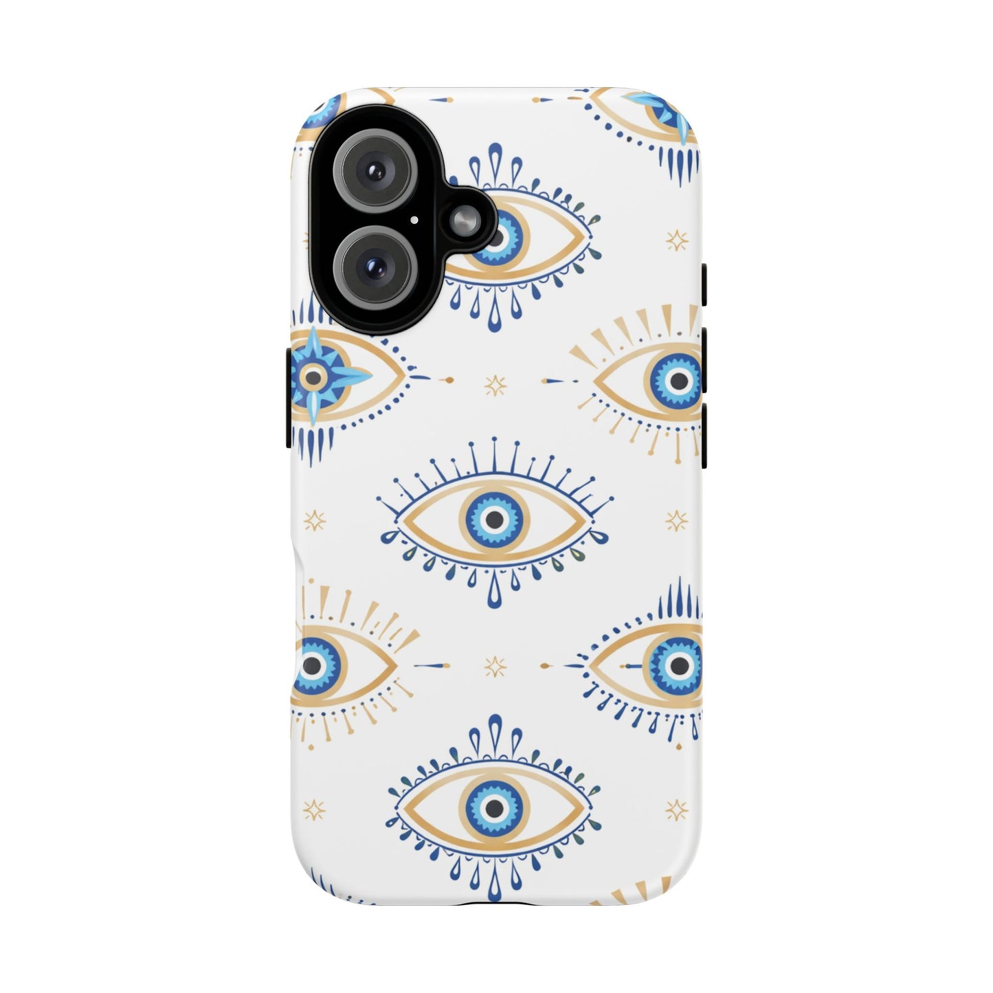Blue Evil Eye Phone Case – Protective Slim Shockproof Cover for Iphone, Samsung Galaxy and Pixel