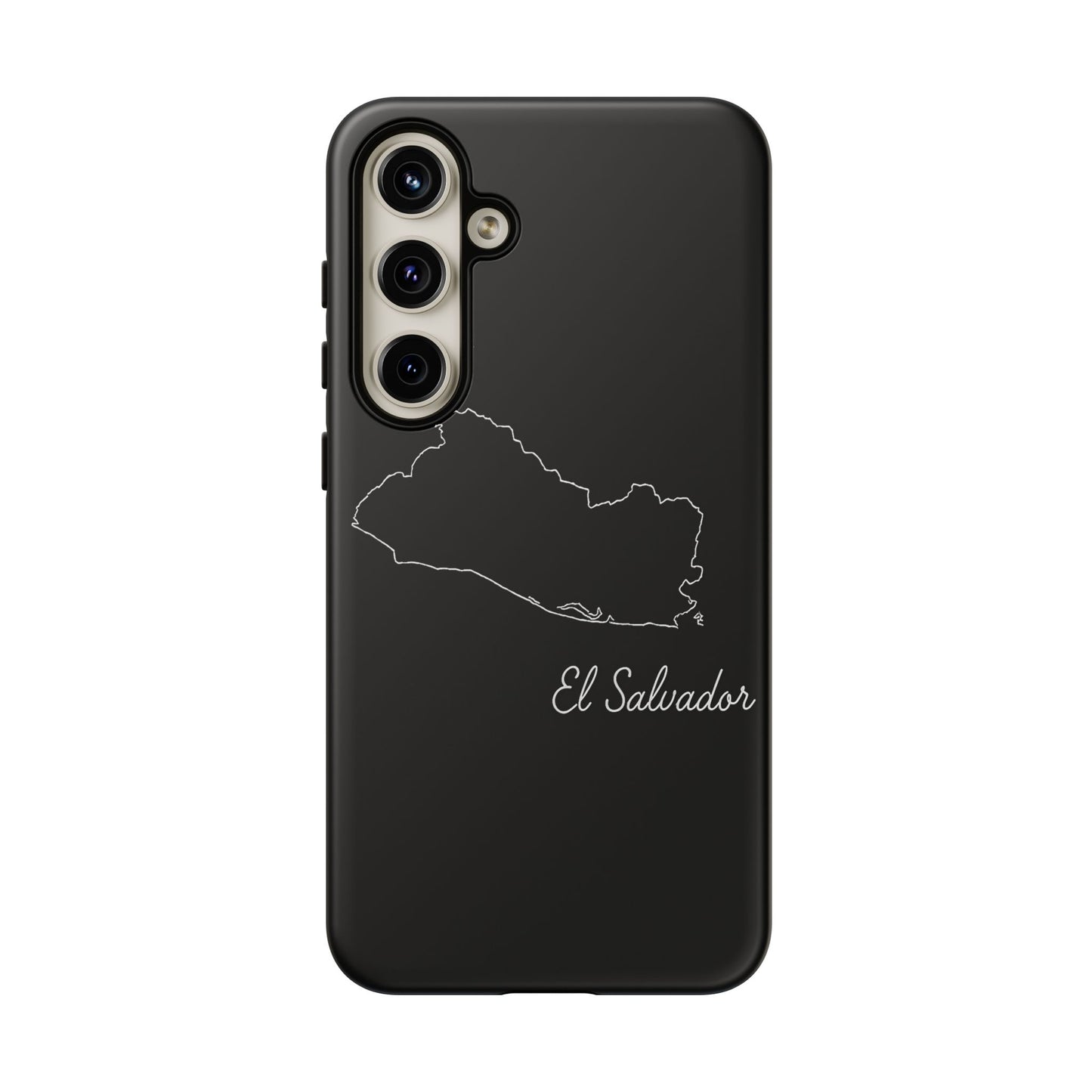 El Salvador Outline Phone Case – Minimal Country Map Tough Case (iPhone, Samsung, Pixel)