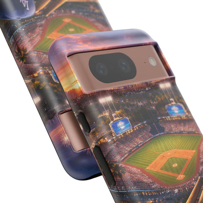 Baseball Sunset Stadium Phone Case LA Game Day Sports Aesthetic Case