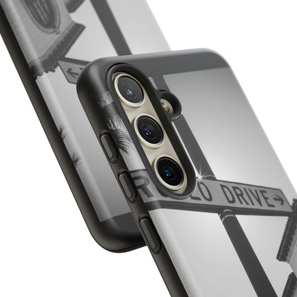 Rodeo Drive Phone Case | Los Angeles Aesthetic Black & White Photography | Luxury LA Street Tough Case for iPhone & Samsung