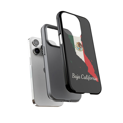 Baja California Mexico Flag Map Phone Case | Mexican American Pride Tough Case for iPhone & Samsung