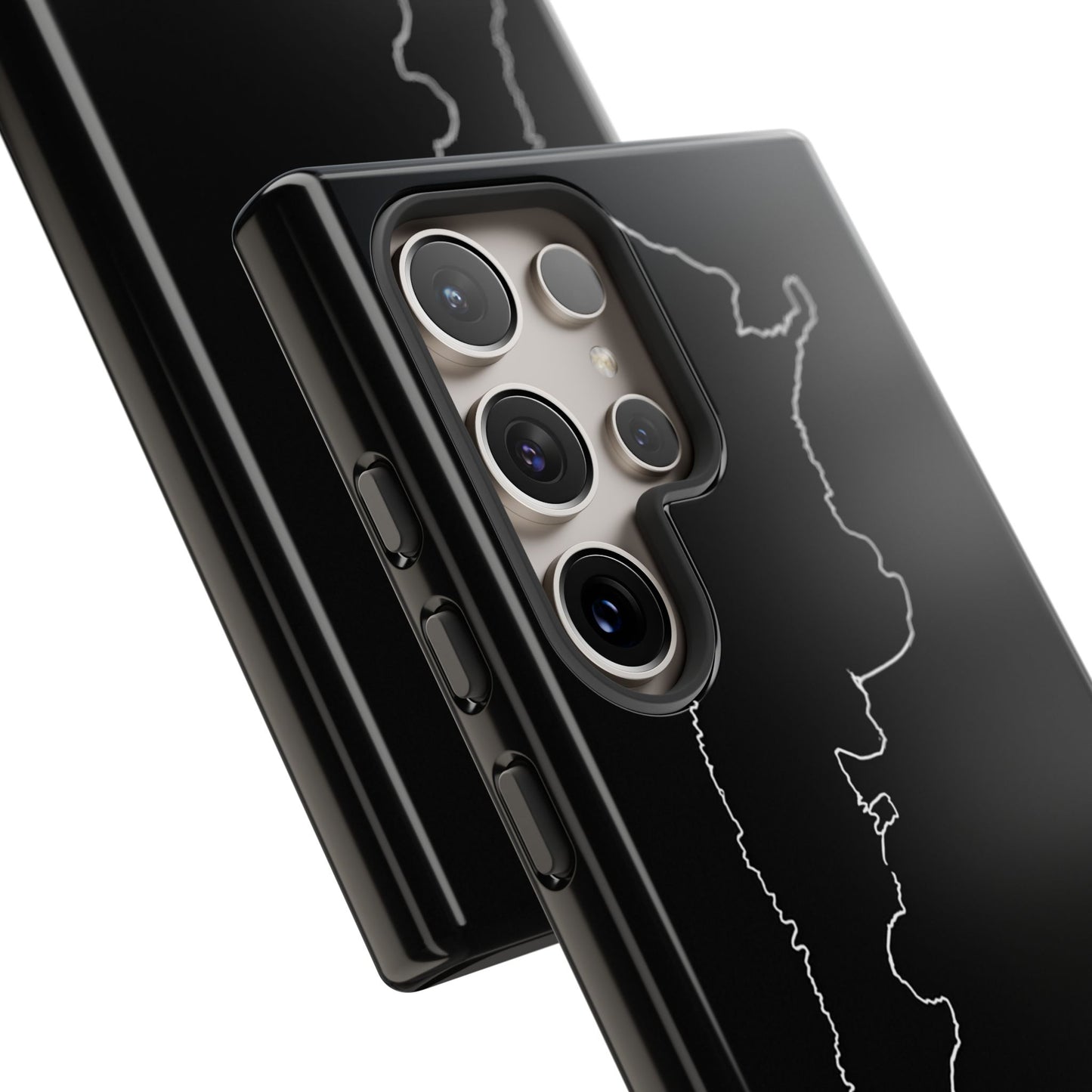 Argentina Outline Phone Case – Minimal Country Map Tough Case (iPhone, Samsung, Pixel)